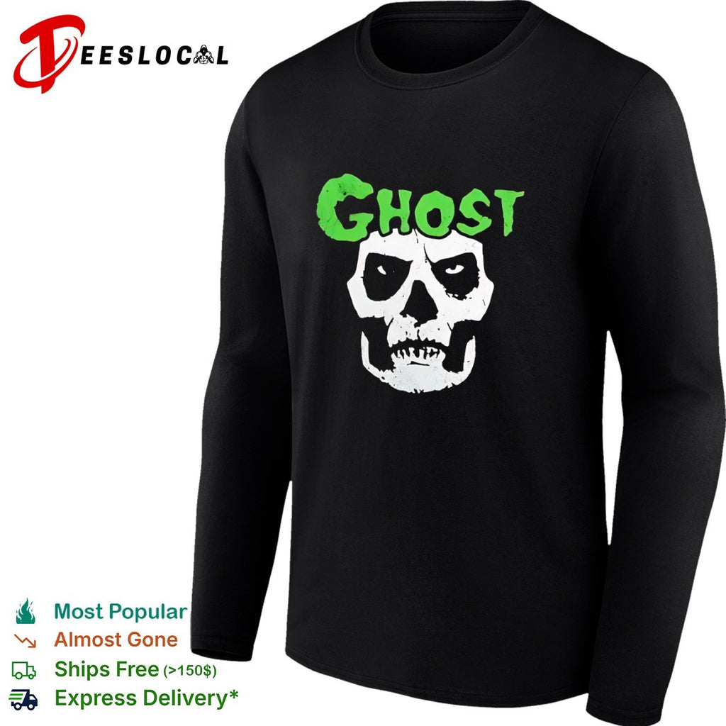 Ghost Misfits Skull Logo Heavy Metal Horror Punk shirt