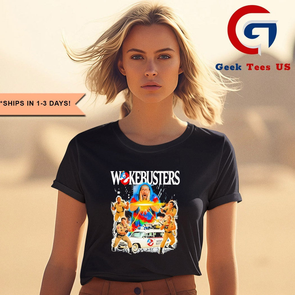 Ghostbusters WokeBusters graphic shirt