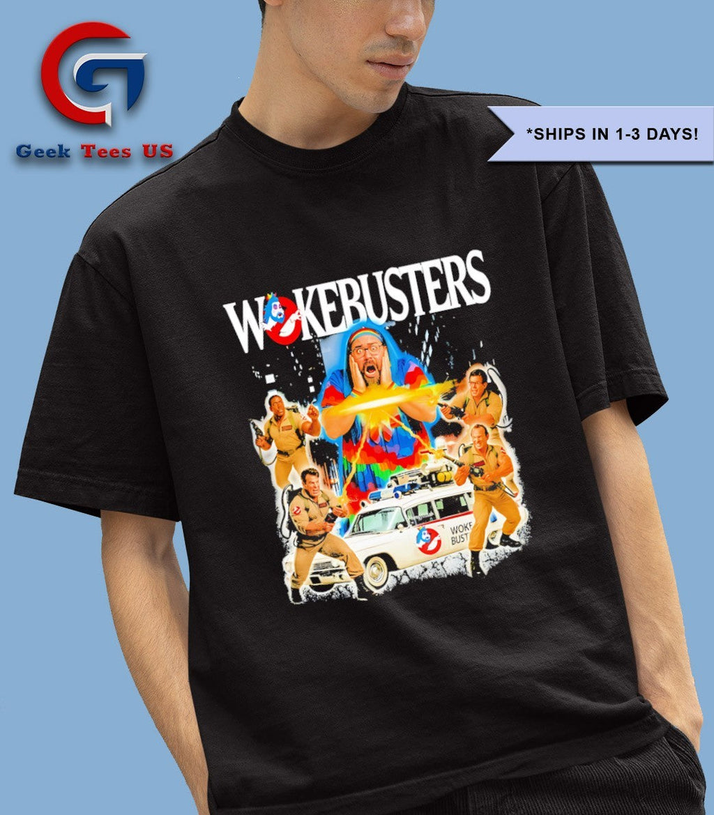 Ghostbusters WokeBusters graphic shirt