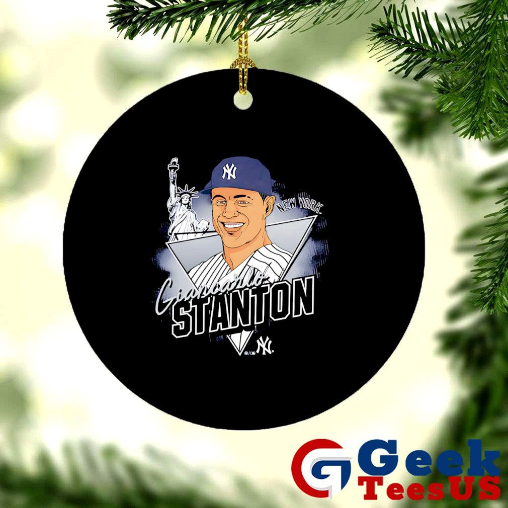 Giancarlo Stanton big head New York Yankees baseball player 2025 signature shirt