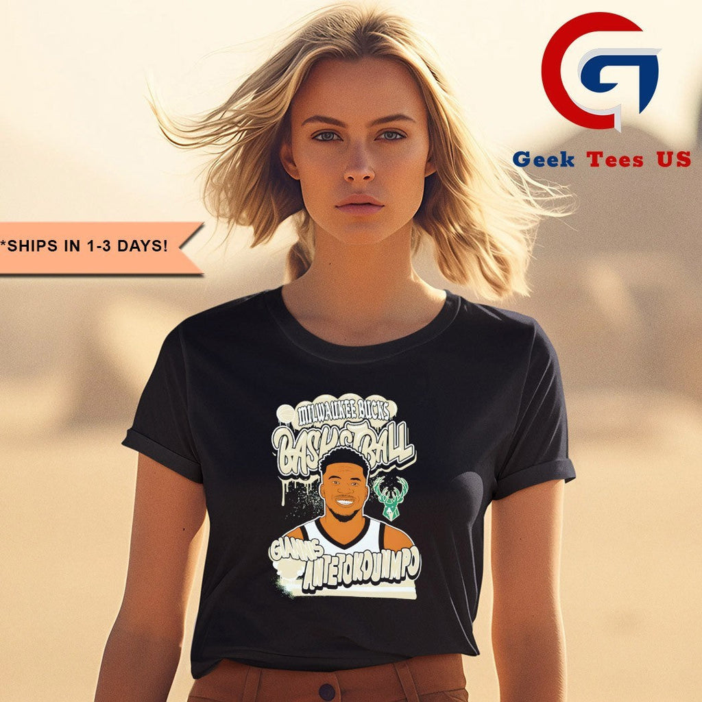 Giannis Antetokounmpo Milwaukee Bucks basketball 2025 NBA shirt