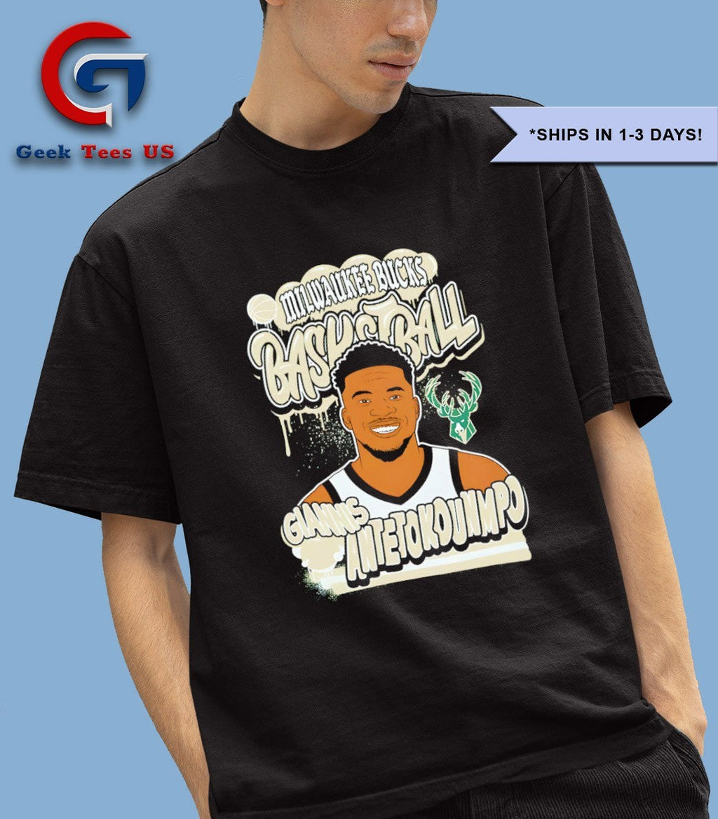 Giannis Antetokounmpo Milwaukee Bucks basketball 2025 NBA shirt