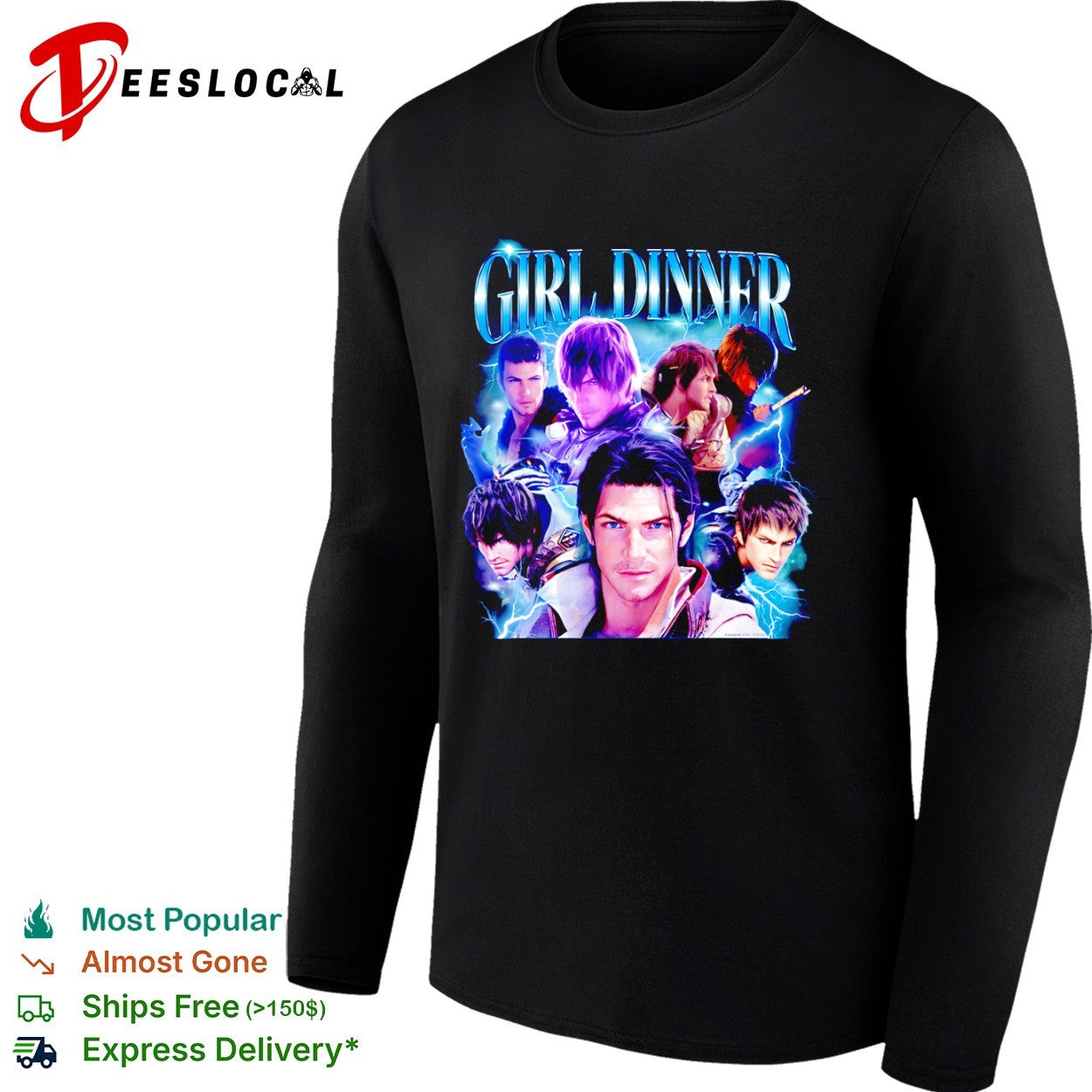 Girl Dinner Final Fantasy Square Enix shirt