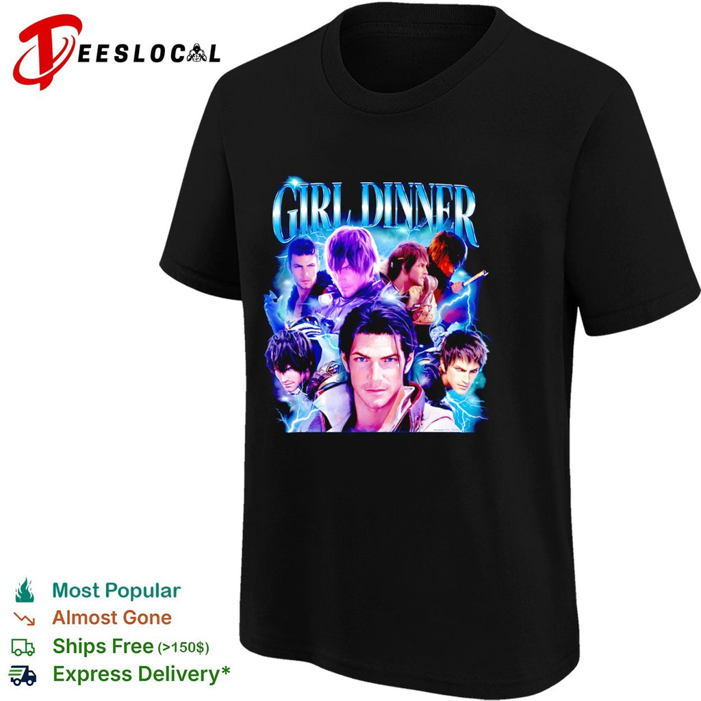 Girl Dinner Final Fantasy Square Enix shirt