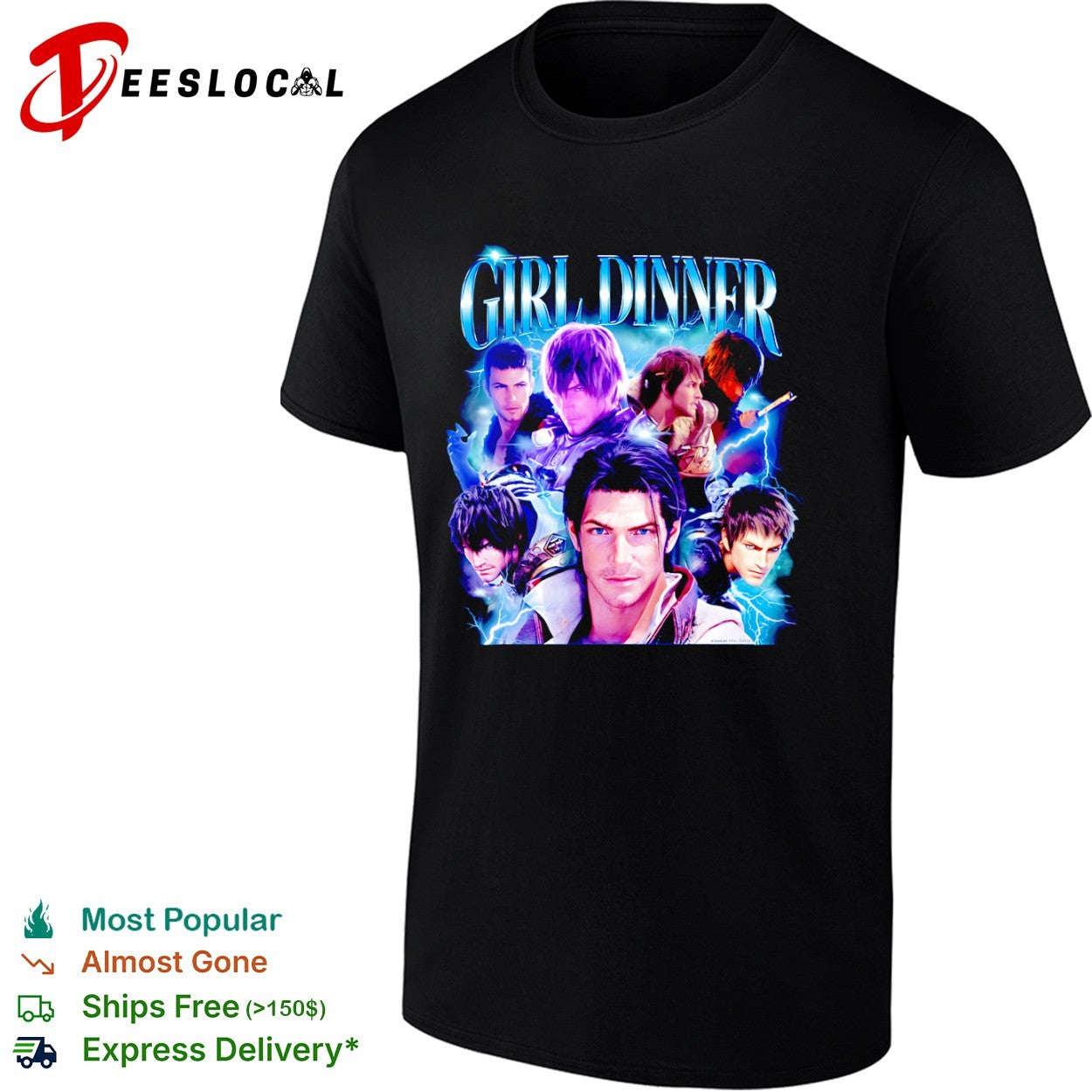 Girl Dinner Final Fantasy Square Enix shirt