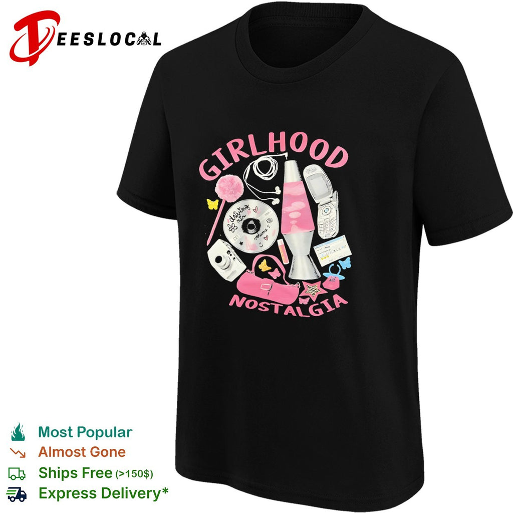 Girlhood Nostalgia Driving Mix Volume 1 Retro shirt