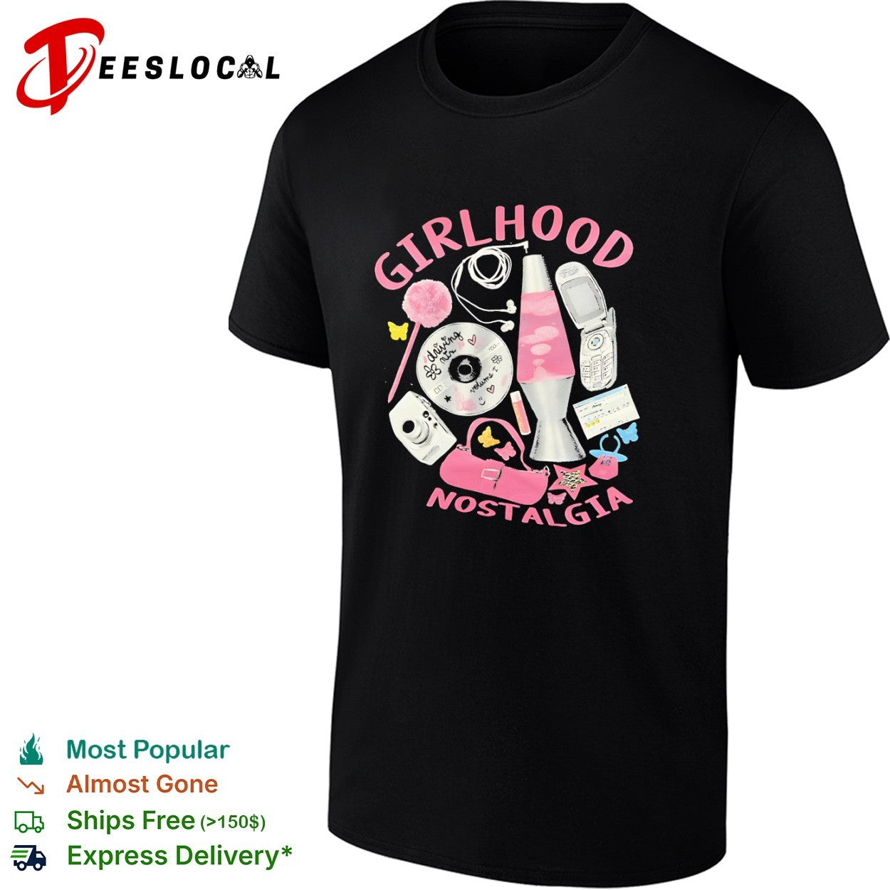 Girlhood Nostalgia Driving Mix Volume 1 Retro shirt