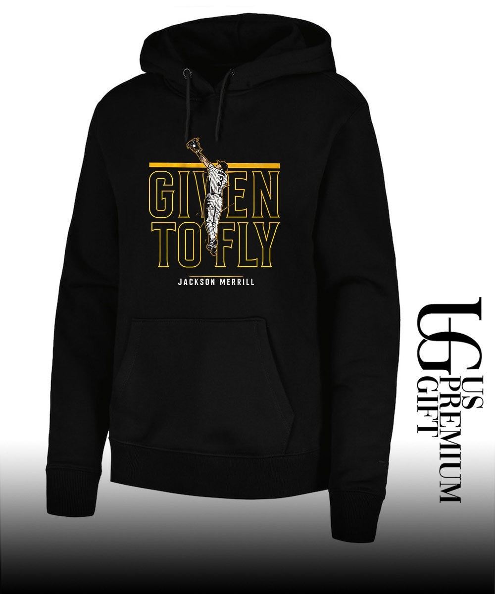 Given to Fly Jackson Merrill San Diego Padres baseball shirt