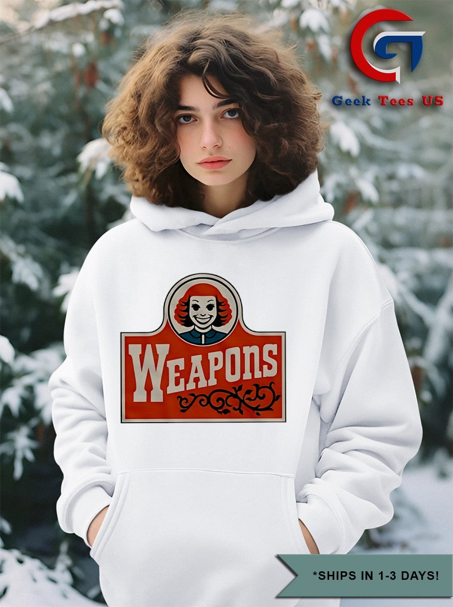Gladys Lilly Weapons Wendy’s parody shirt