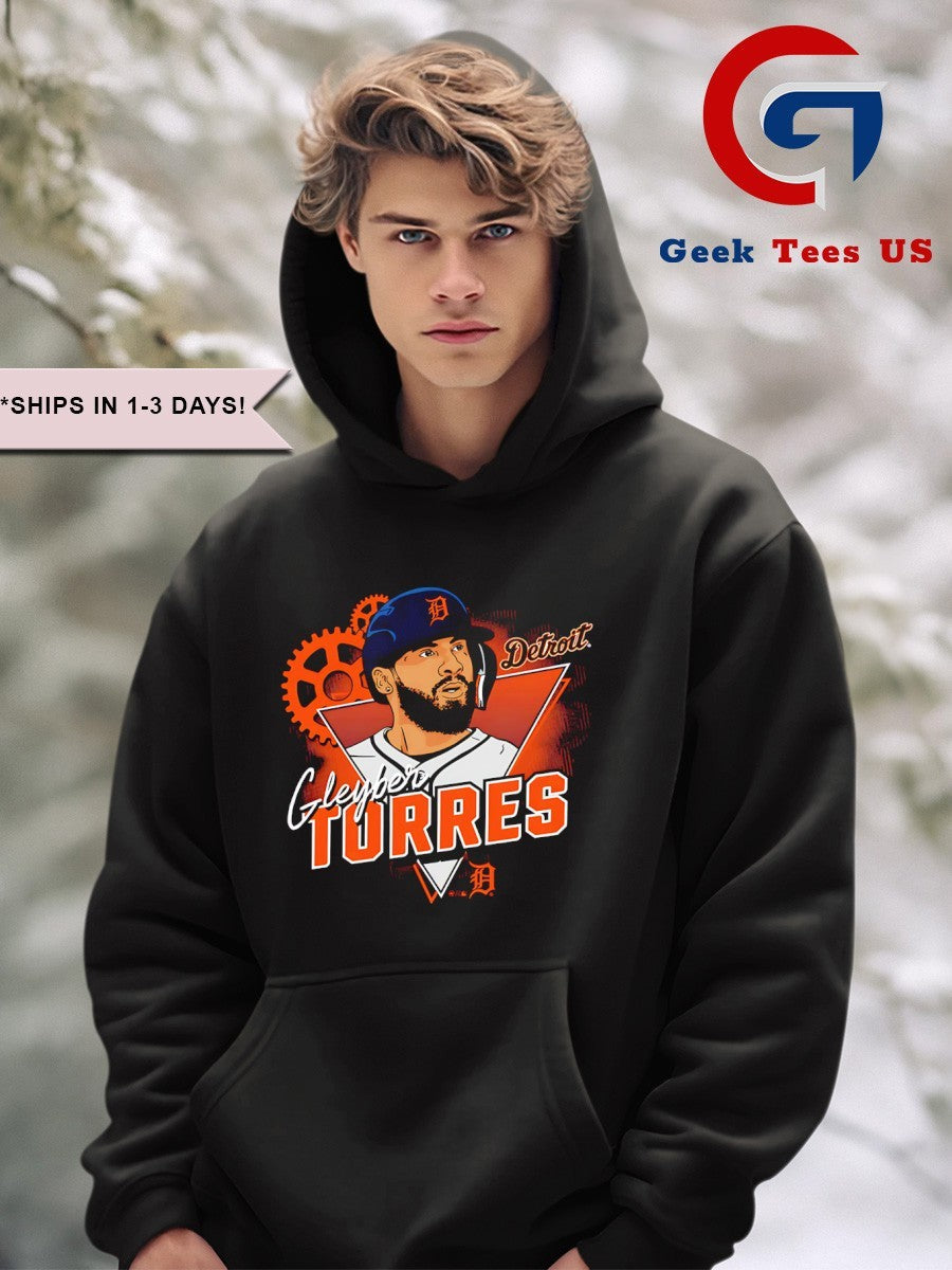 Gleyber Torres big head Detroit Tigers baseball player 2025 signature shirt