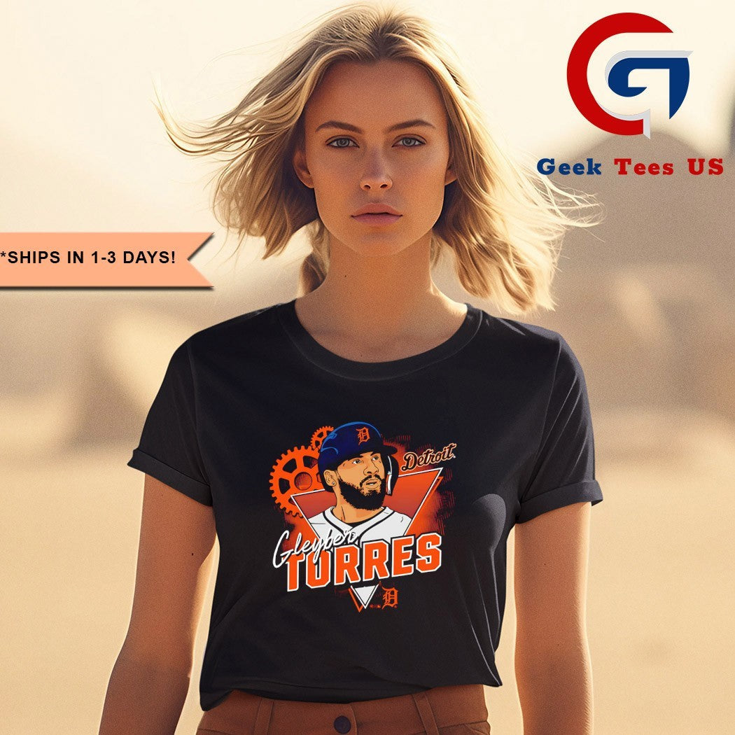 Gleyber Torres big head Detroit Tigers baseball player 2025 signature shirt