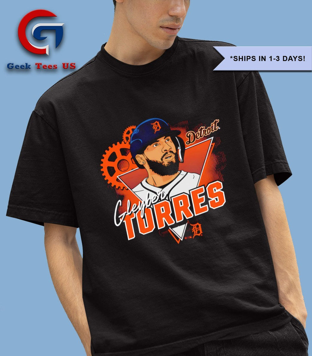 Gleyber Torres big head Detroit Tigers baseball player 2025 signature shirt