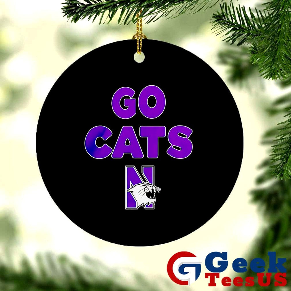 Go Cats Northwestern Wildcats slogan logo shirt