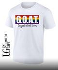 Goat Gayest Of All Time rainbow shirt