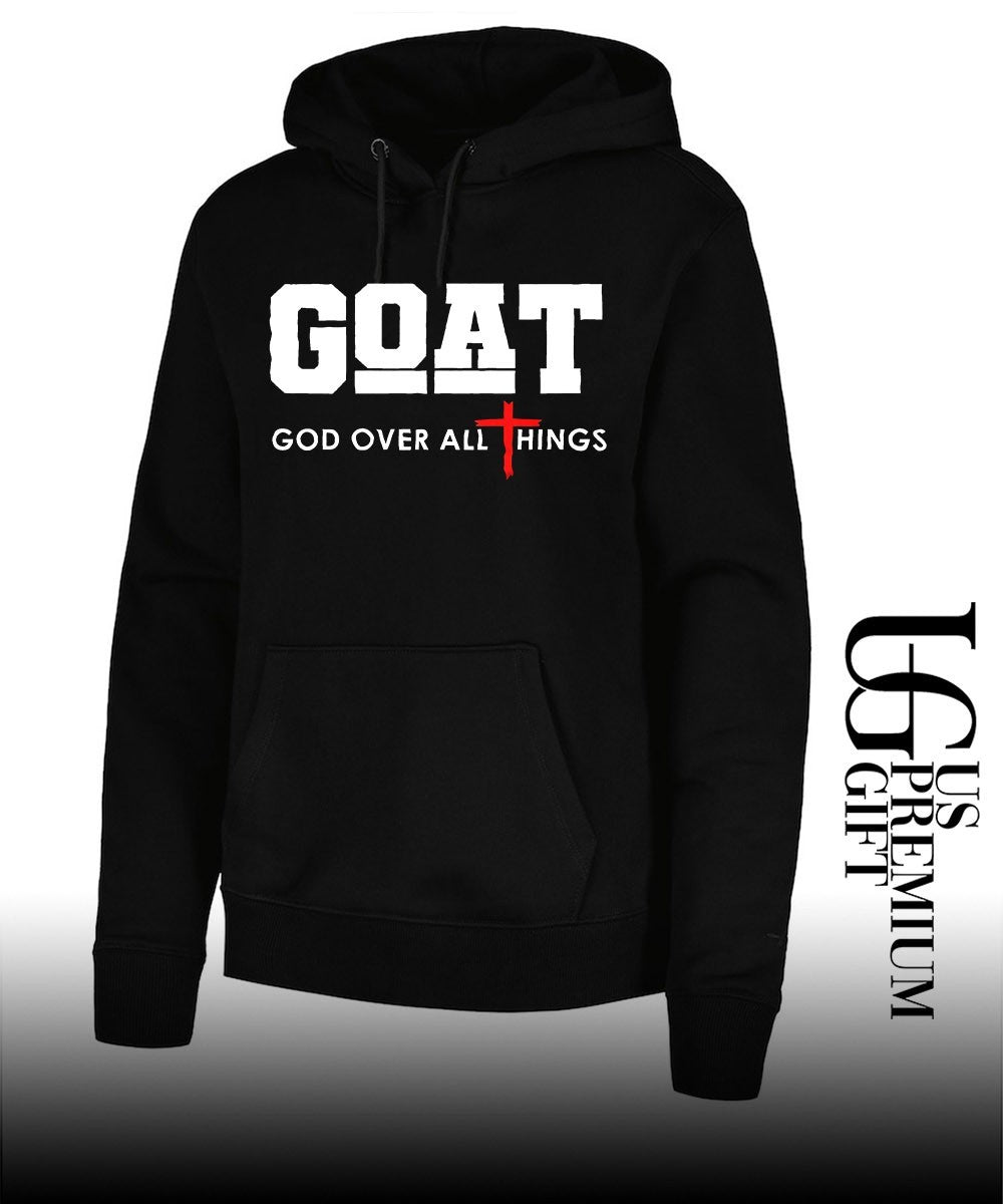 Goat God Over All Things Cross Faith shirt