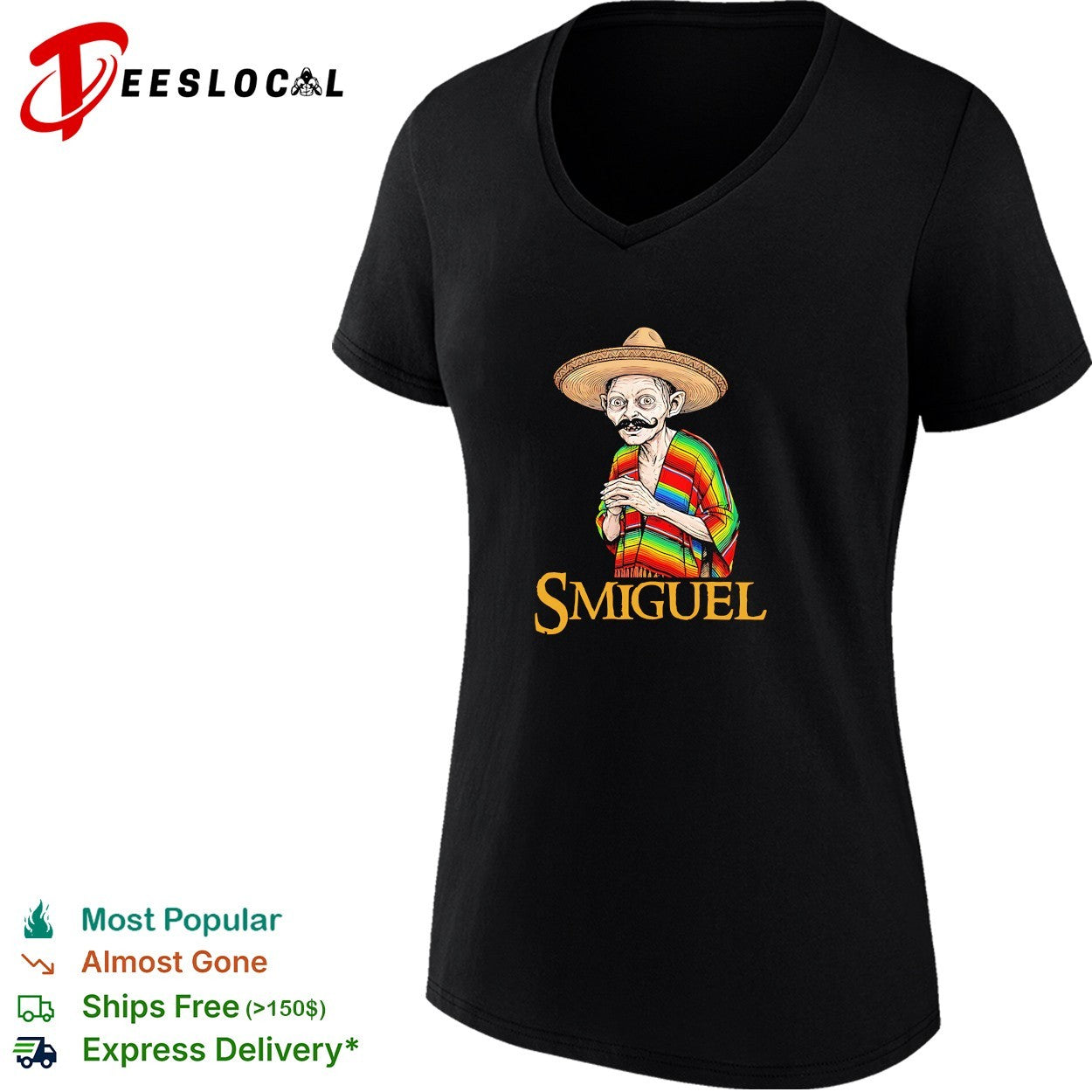 Goblin wearing Smiguel sombrero poncho shirt