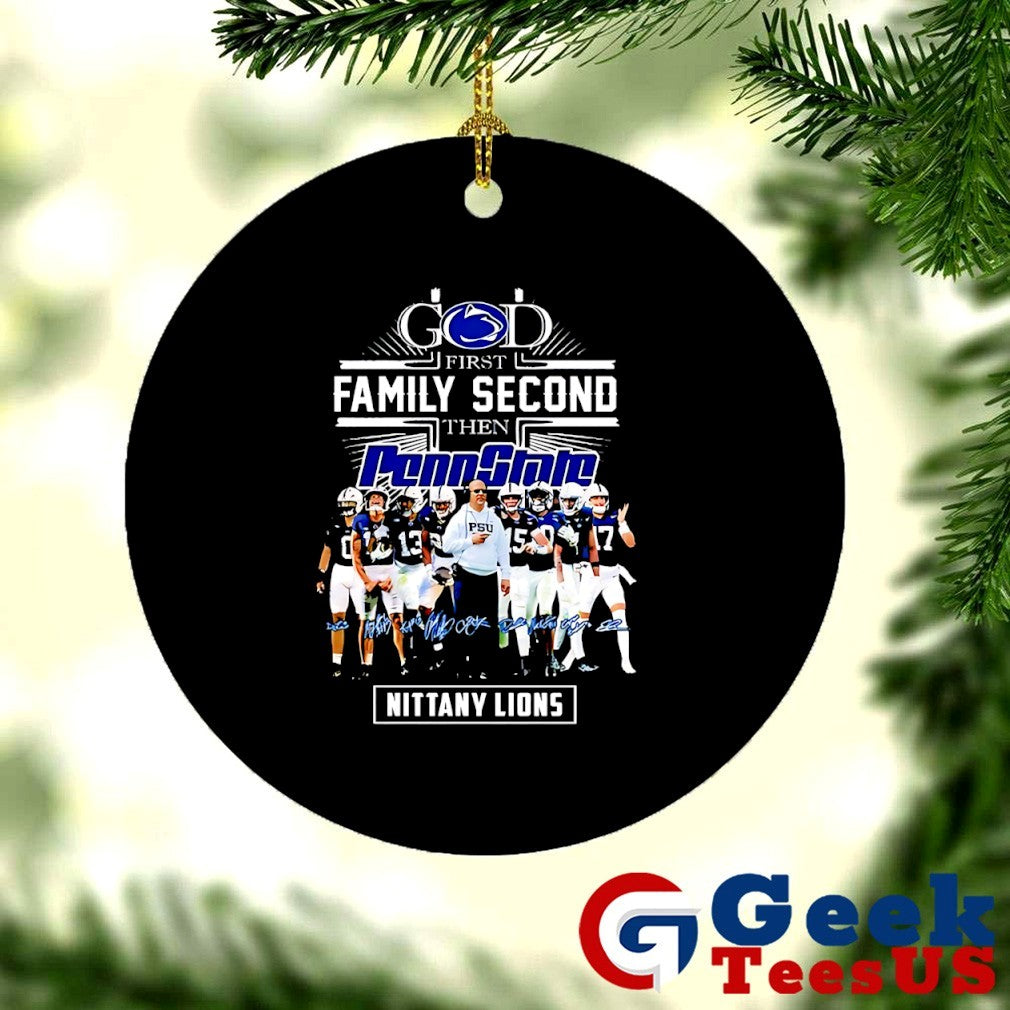 God First Family Second Then Penn State Nittany Lions 2025 signature shirt