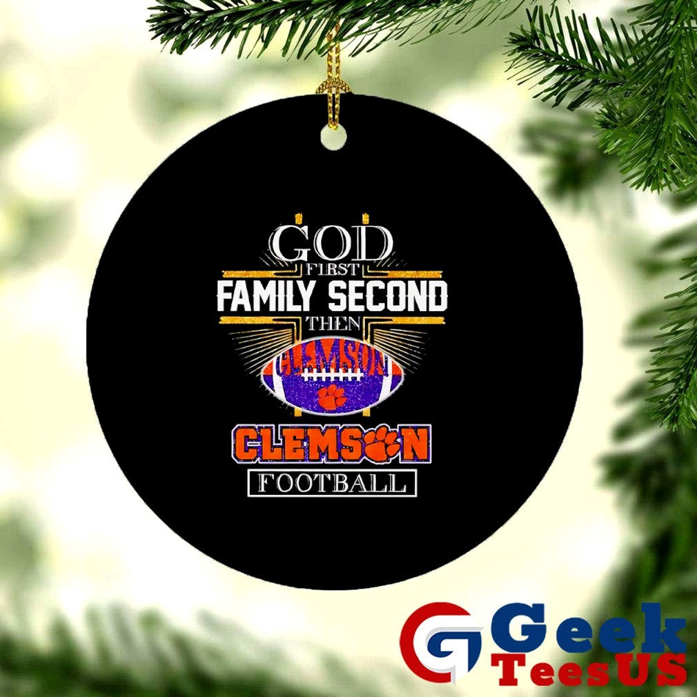 God first second Clemson Tigers Football 2025 shirt