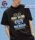 God first second North Carolina Tar Heels Football 2025 shirt