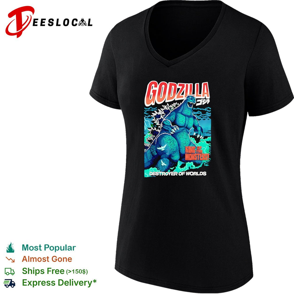 Godzilla King of the Monsters Destroyer of Worlds shirt