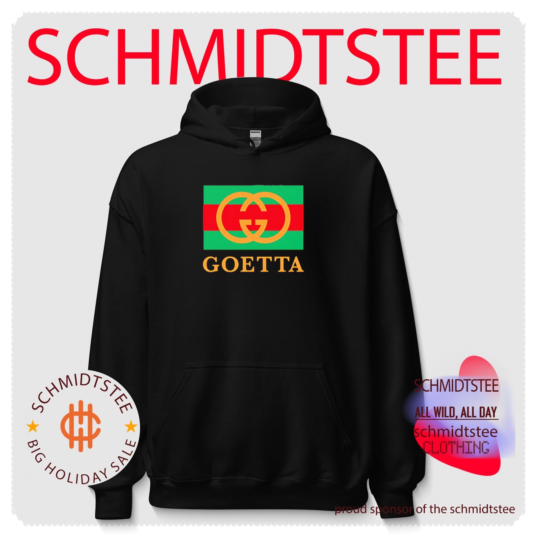 Goetta Designer Label flag logo shirt