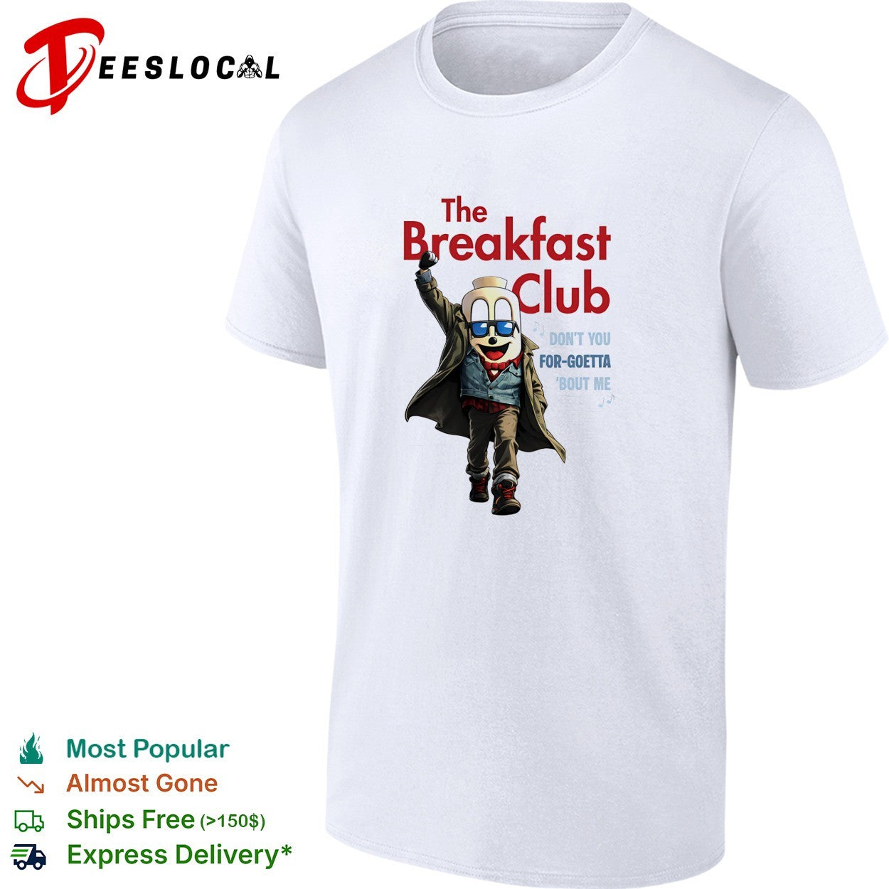 Goetta mascot in trenchcoat and sunglasses breakfast club dont you for goetta shirt