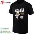 Goetta mascot running marathon race bib 513 breakfast of champions cincinnati shirt