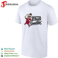 Goetta mascot wearing hat and sunglasses dancing goetta be startin somethin shirt