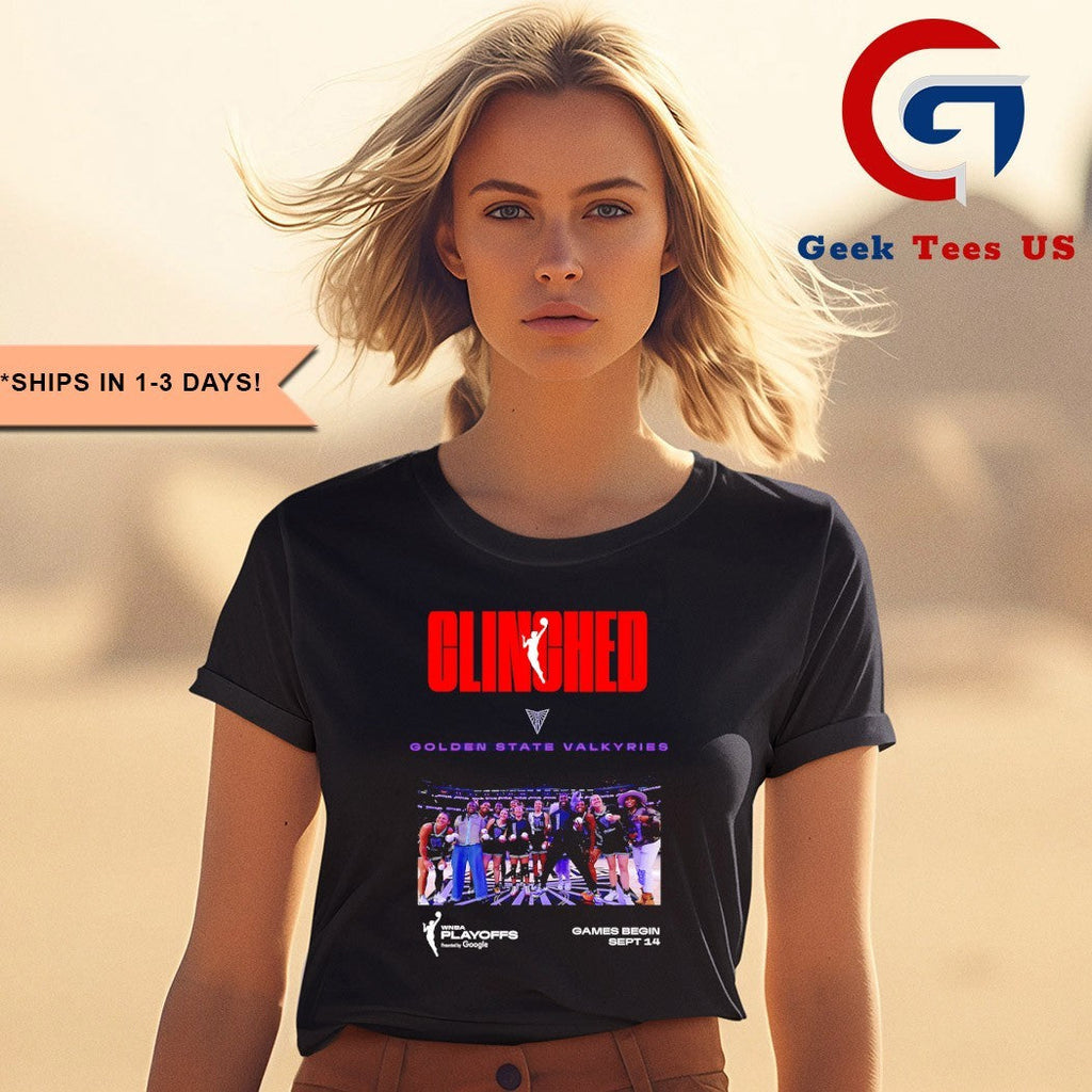 Golden State Valkyries WNBA Clinched Playoffs 2025 shirt