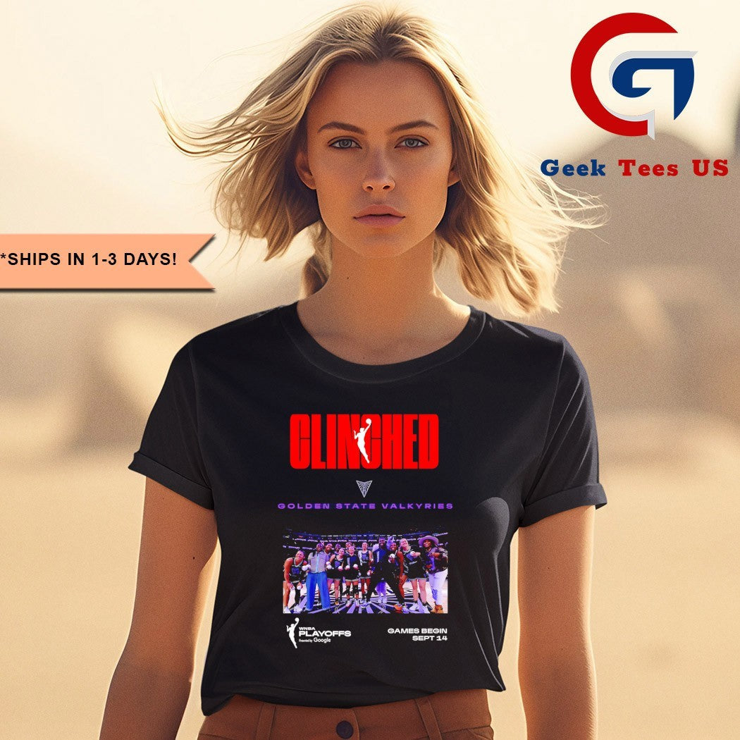 Golden State Valkyries WNBA Clinched Playoffs 2025 shirt