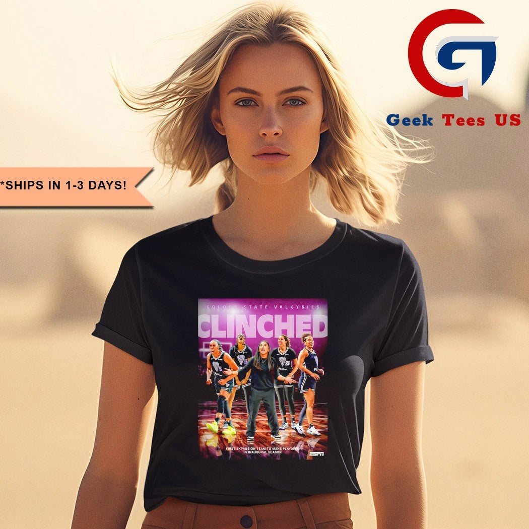 Golden State Valkyries WNBA Clinched Victory Makes History 2025 shirt
