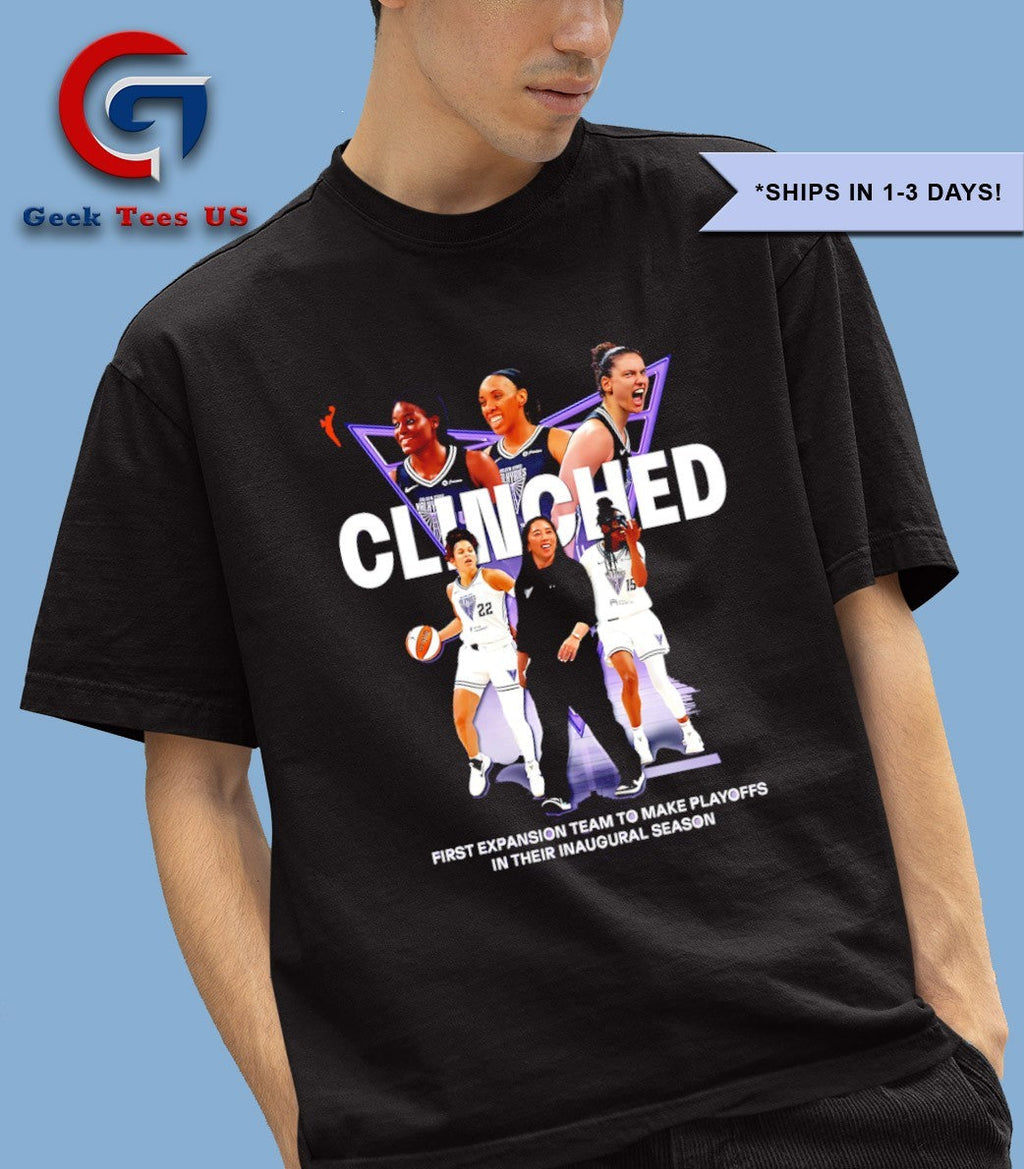 Golden State Valkyries WNBA Clinched first expansion team to make Playoffs in their Inaugural Season 2025 shirt