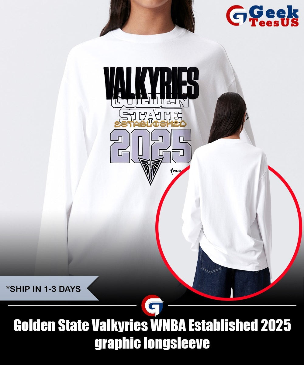 Golden State Valkyries WNBA Established 2025 graphic shirt