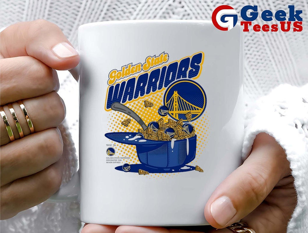 Golden State Warriors Cereal Bowl NBA 2025 graphic shirt