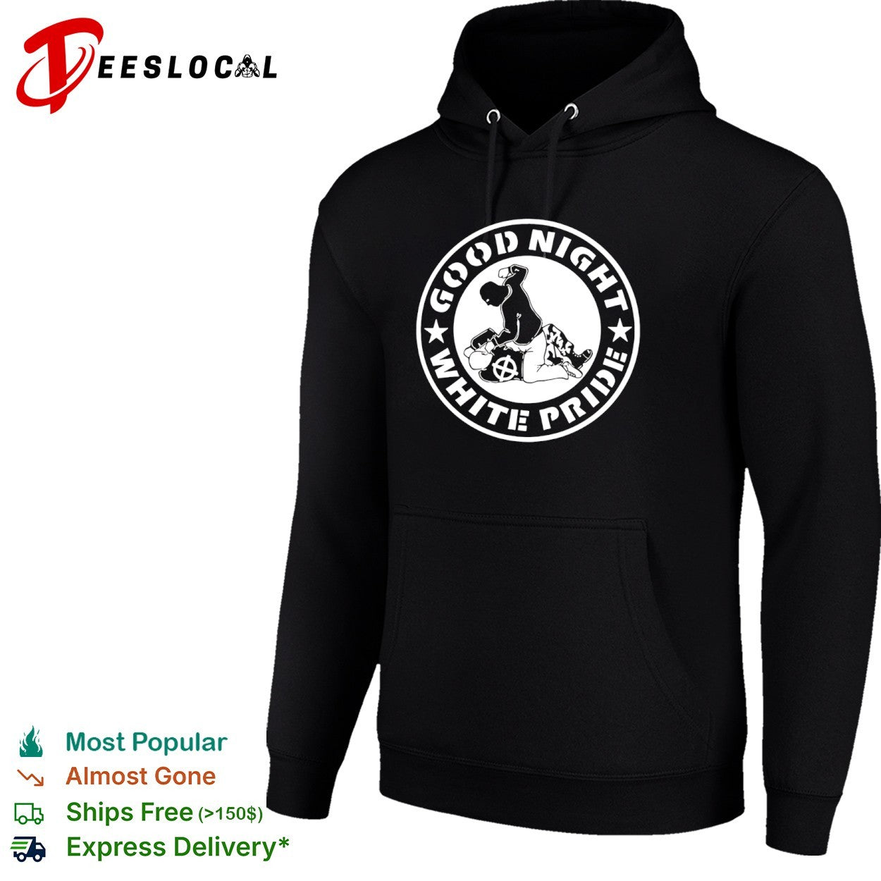 Good Night White Pride Anti-Fascist shirt