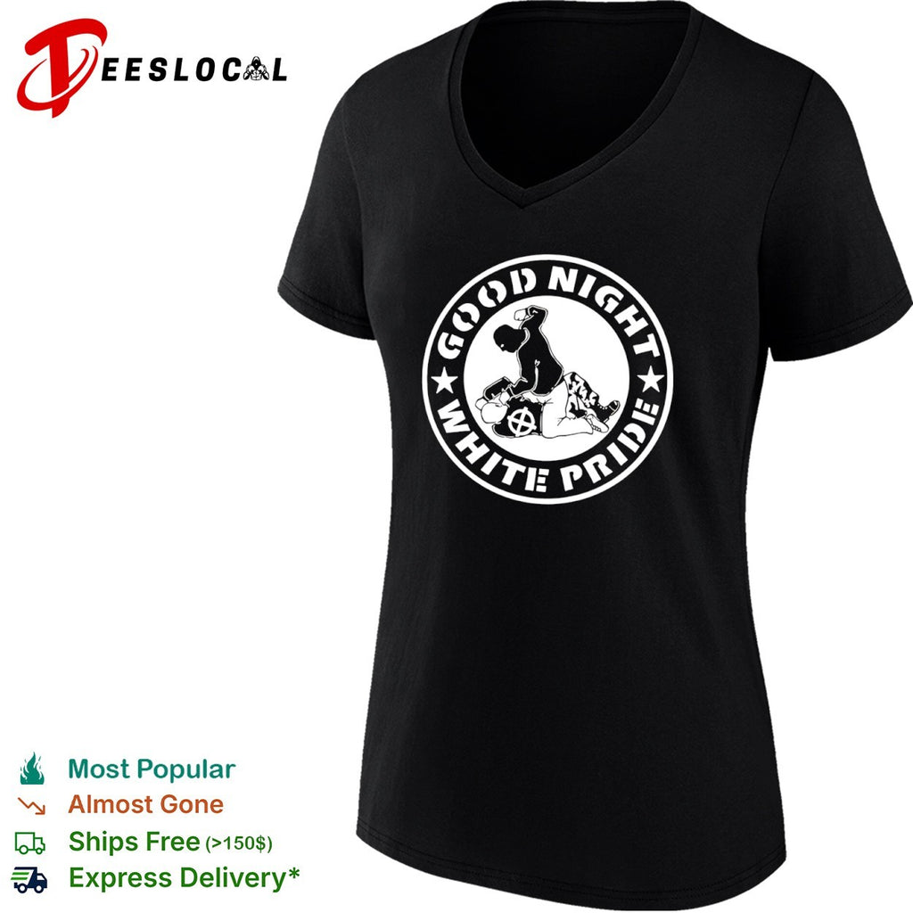 Good Night White Pride Anti-Fascist shirt