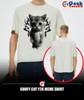 Goofy cat Y2K meme shirt