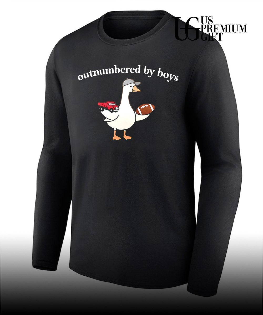 Goose outnumbered by boys shirt