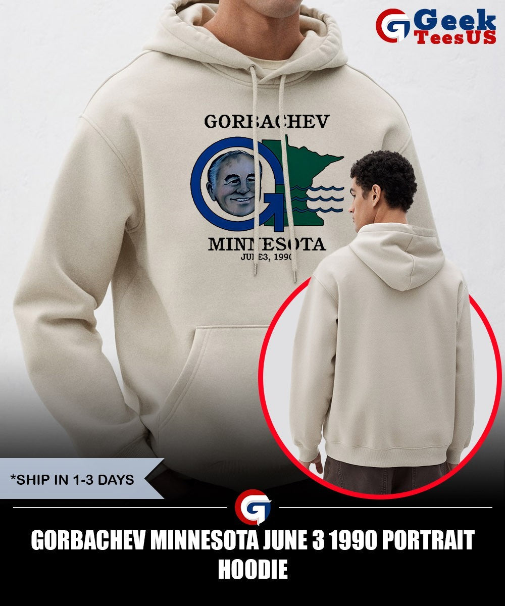 Gorbachev Minnesota June 3 1990 portrait shirt