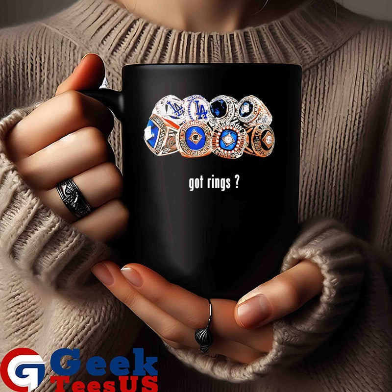 Got rings 9 Time Los Angeles Dodgers baseball Back to Back 2025 World Series shirt