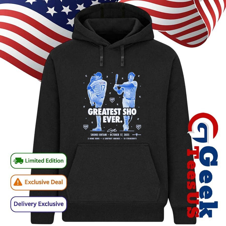 Greatest Sho Ever Shohei Ohtani Los Angeles Dodgers baseball shirt