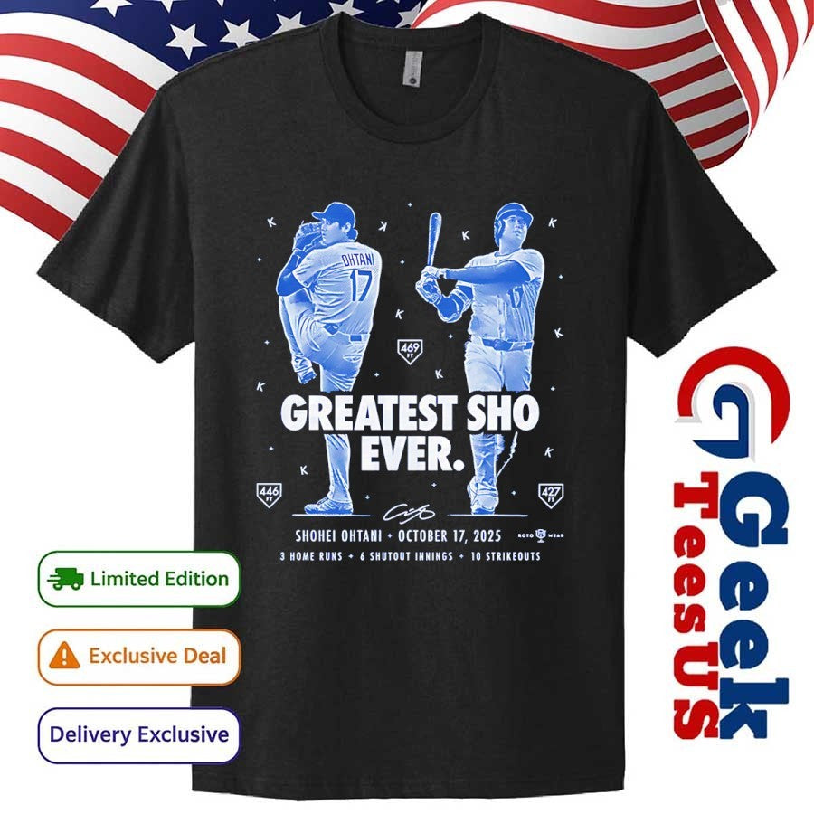 Greatest Sho Ever Shohei Ohtani Los Angeles Dodgers baseball shirt