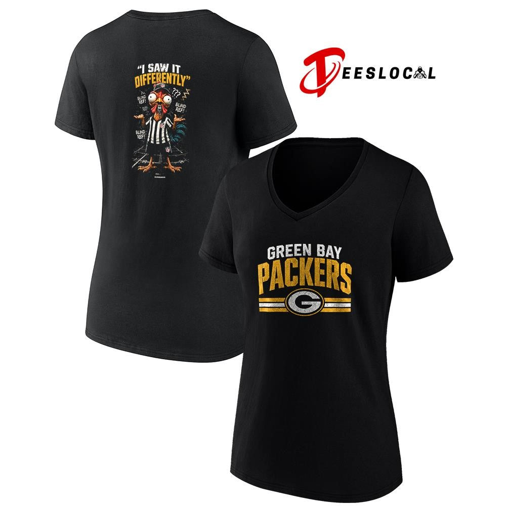 Green Bay Packers Blind ref I saw it differently shirt