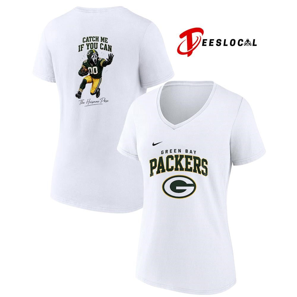 Green Bay Packers Ghostface catch me if you can the Heisman pose shirt