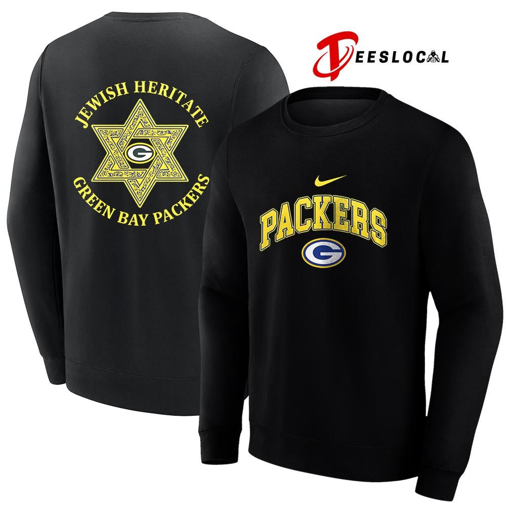 Green Bay Packers Jewish heritage logo shirt