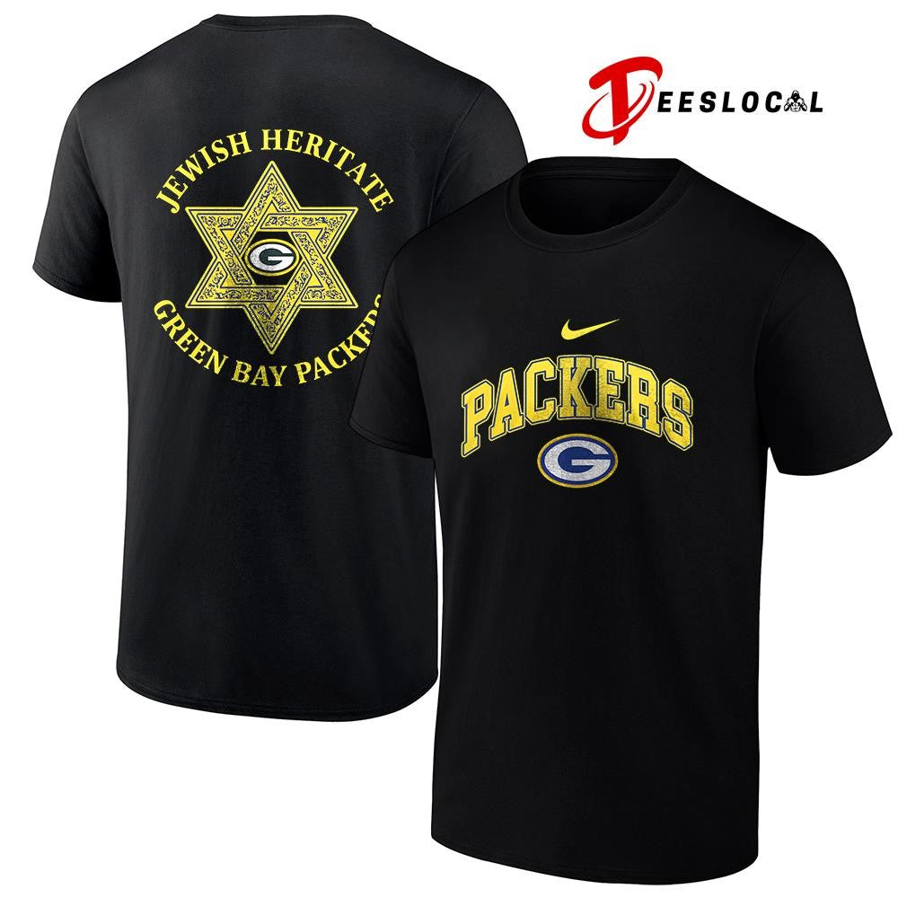 Green Bay Packers Jewish heritage logo shirt