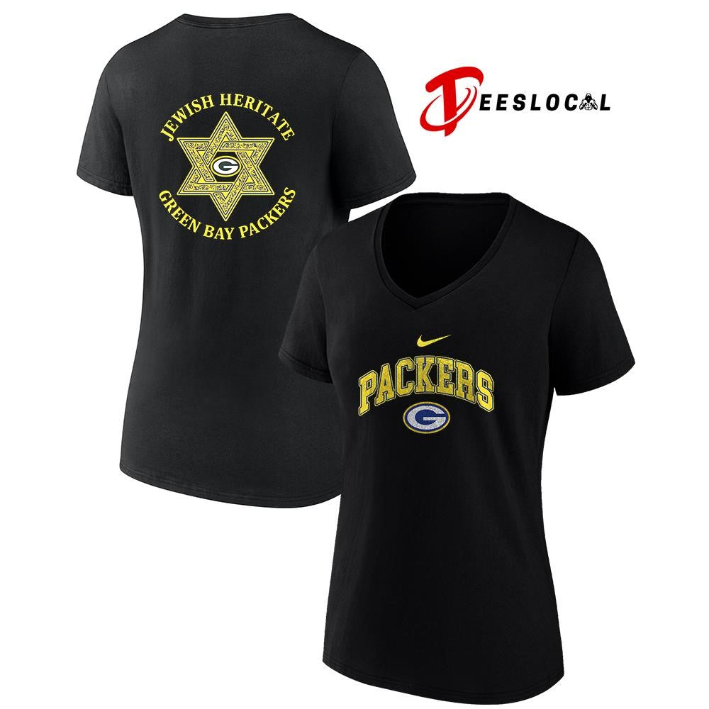 Green Bay Packers Jewish heritage logo shirt