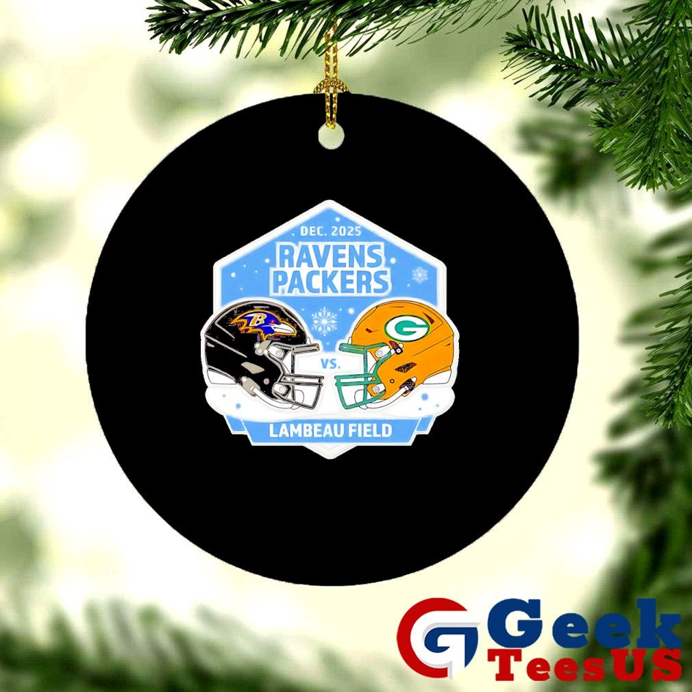 Green Bay Packers vs Baltimore Ravens Lambeau Field December 2025 Matchup Game shirt