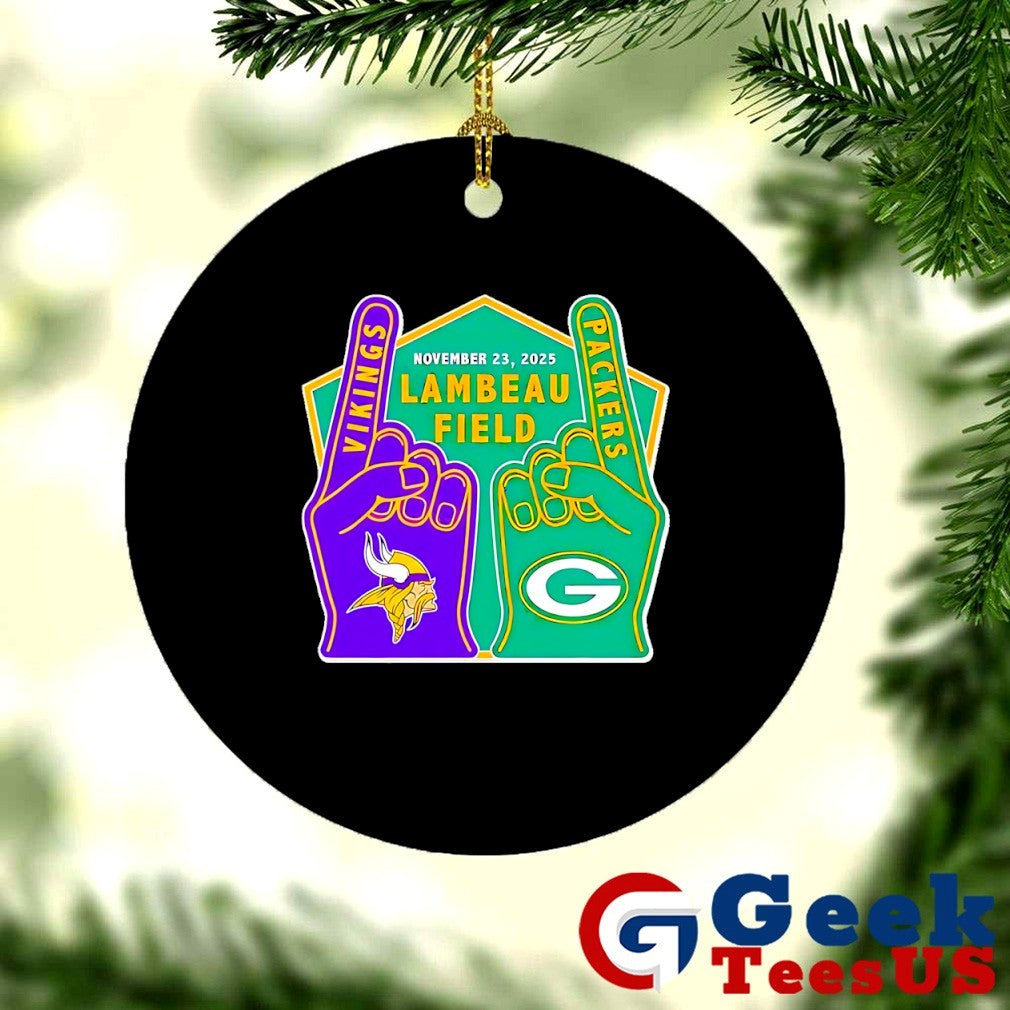 Green Bay Packers vs Minnesota Vikings hands Lambeau Field November 23 2025 Matchup Game shirt