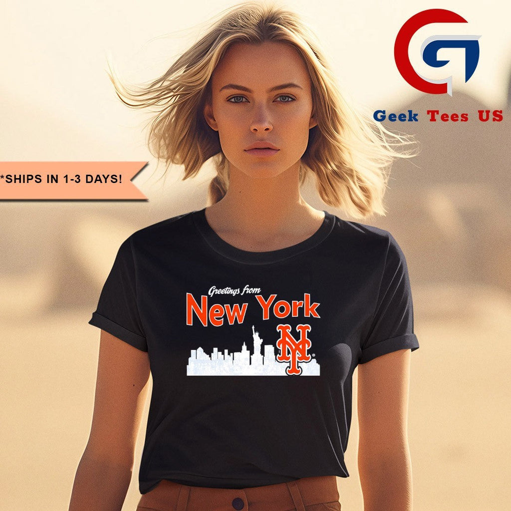 Greetings from New York Mets Skyline City 2025 shirt
